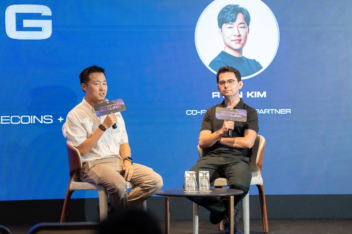 499_DAO's tweet image. 📖 Recap of the authoritative fireside chat "The Next SWIFT Is On-Chain: Stablecoins + RWAs for Global Payments" presented at The Scaling Summit @TOKEN2049 Singapore
🗣 Featuring:
Ryan Kim @0xryankim, Co-Founder & Partner, @hashed_official
Alex Odagiu @odagius, Investment…