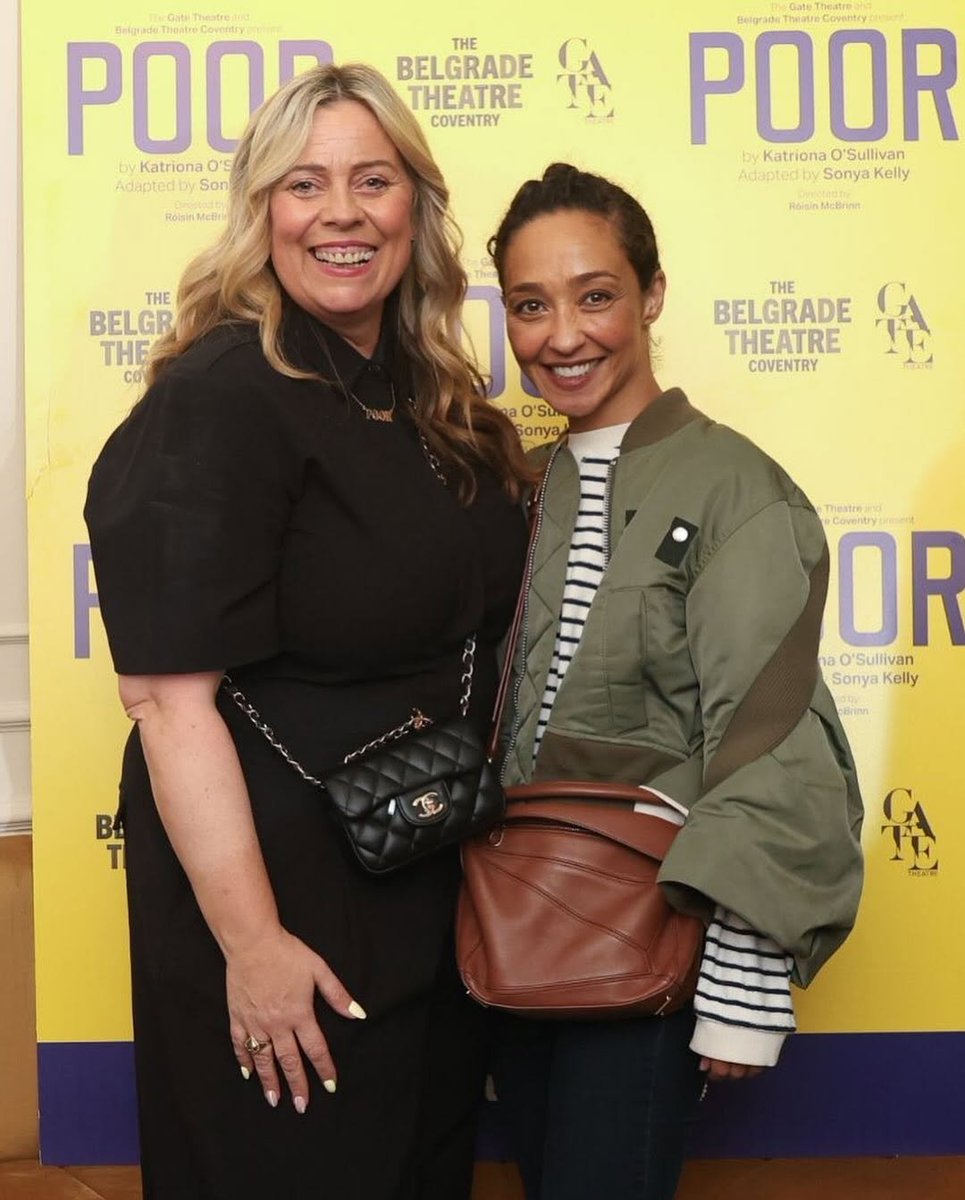 Ruth Negga with author Katriona O'Sullivan on
opening night of POOR at the Gate Theatre in Dublin, Ireland 
instagram.com/p/DPZLToOiJe_/…