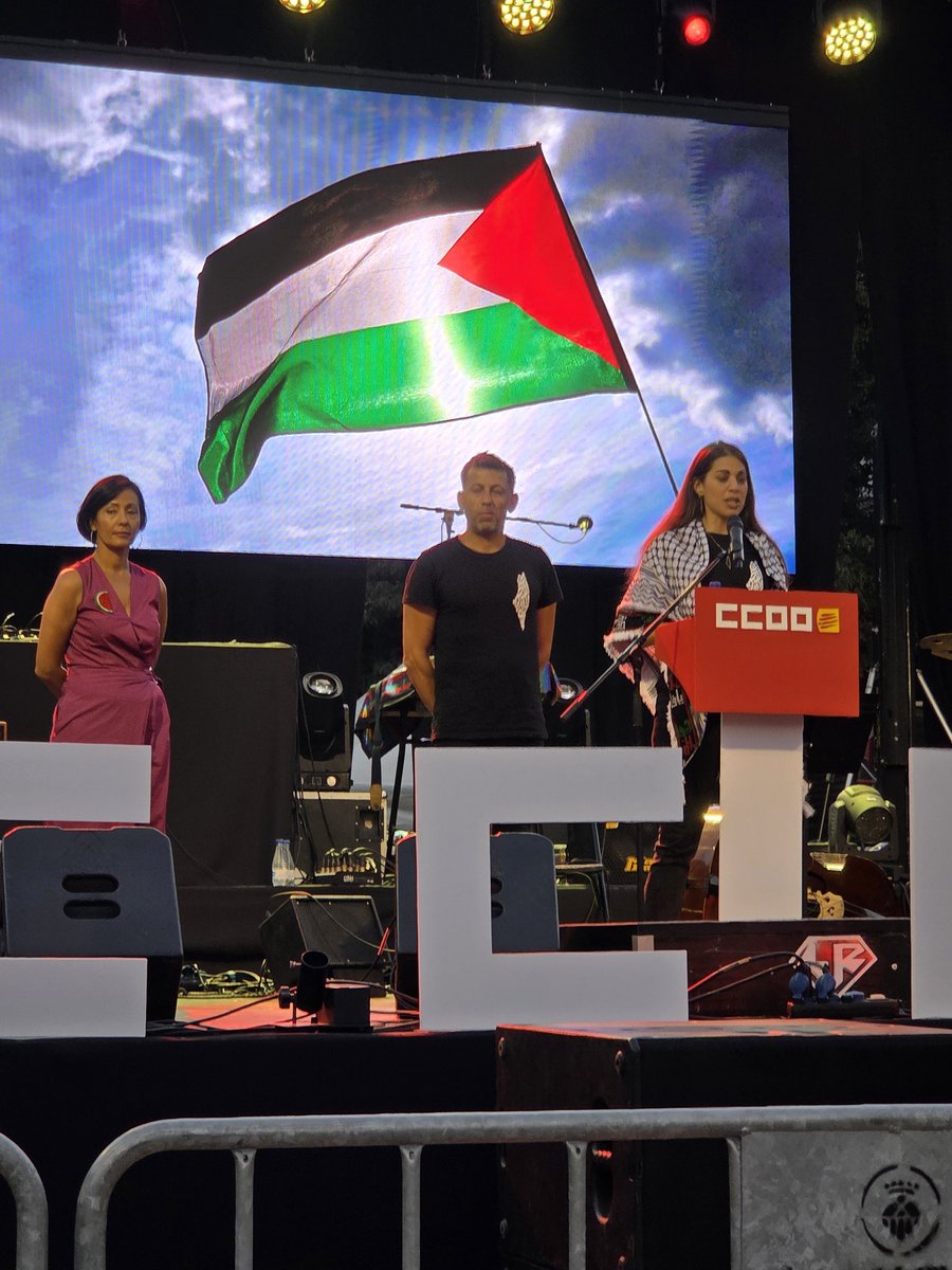 Ahir Bellvitge va acollir  la festa del #treballdigne  de <a href="/ccoocatalunya/">CCOO de Catalunya</a> , una trobada per reivindicar drets  i #videsdignes per totes✊️   I , com sempre, no oblidem reivindicar #FreePalestina perquè el gènere humà i la dignitat no saben de fronteres