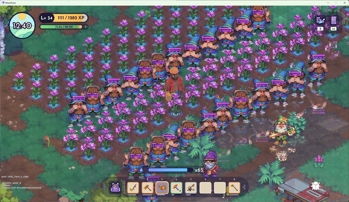 Super Relax game. Play at your own phase.
<a href="/MoonfrostGame/">Moonfrost - Demo LIVE NOW on Steam!💜</a> 
#HibiscusEvent #ChillGame