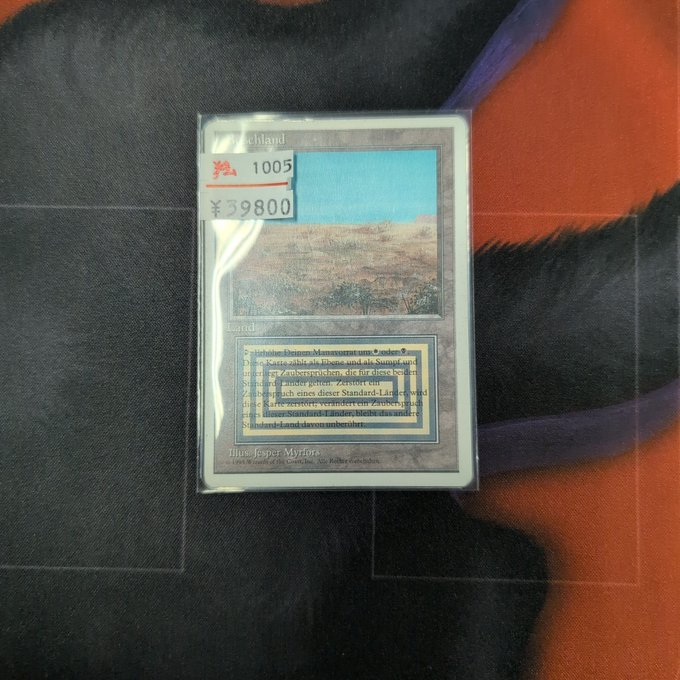 【#MisMagic入荷情報】

ドイツ語
Scrubland　　39800～

入荷いたしました！
お求めはMisteriaまで！
#mtgjp