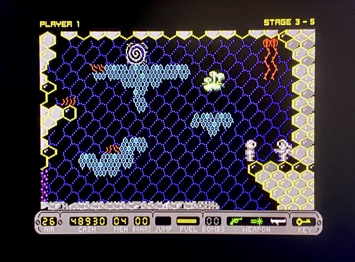 retroguybry's tweet photo. Finally completed Wormhole by Protovision. A really tough game without using the trainer although I had to use save states. Fabulous game with some really infuriating moments but perseverance paid off! #Commodore64 #C64 #Protovision https://t.co/nYBrfkcgZQ