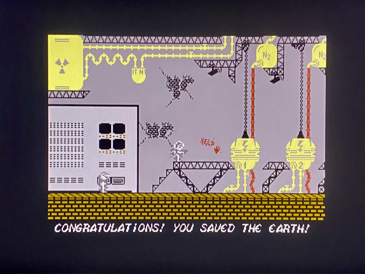 retroguybry's tweet photo. Finally completed Wormhole by Protovision. A really tough game without using the trainer although I had to use save states. Fabulous game with some really infuriating moments but perseverance paid off! #Commodore64 #C64 #Protovision https://t.co/nYBrfkcgZQ