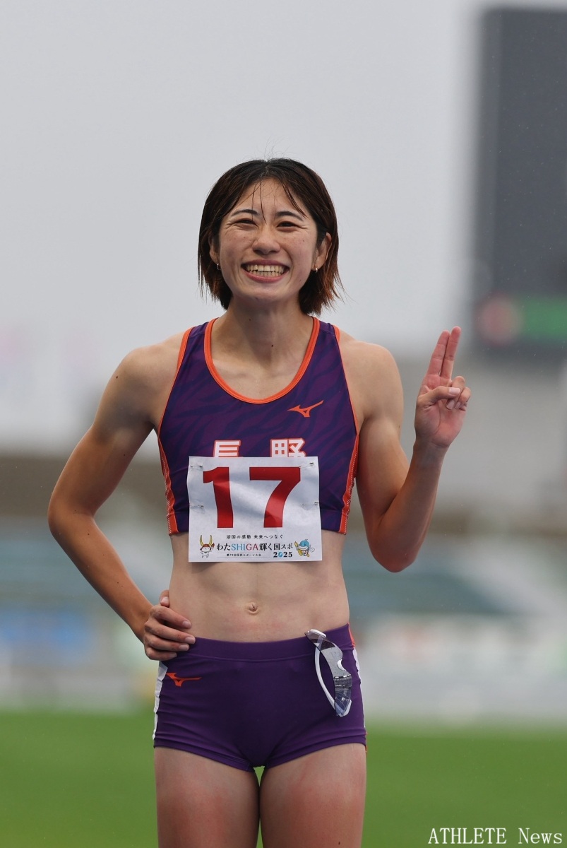 ATHLETE__news's tweet photo. 第79回国民スポーツ大会 三日目 
遅咲きの花、国スポで満開 
成年女子400mH決勝 
優勝 
南澤明音（松本土建・長野）56.96 
#滋賀国スポ https://t.co/LdI8EfipTf