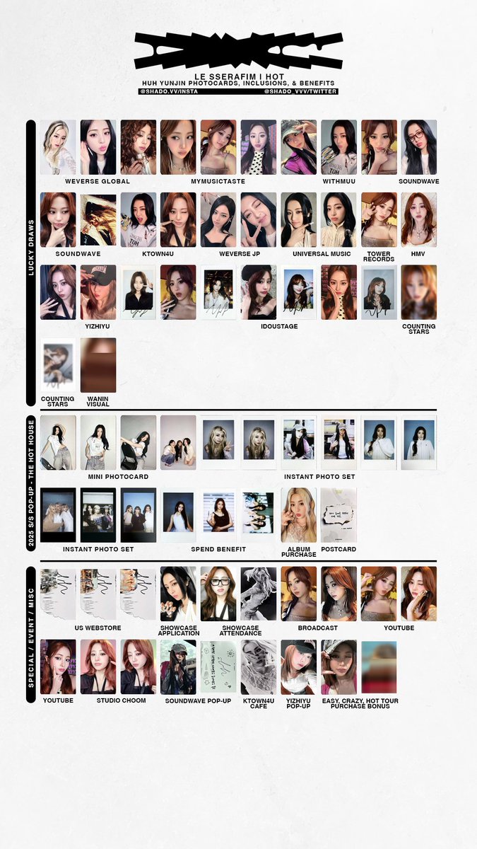 051025 - LE SSERAFIM - HOT - member template - Yunjin, Kazuha