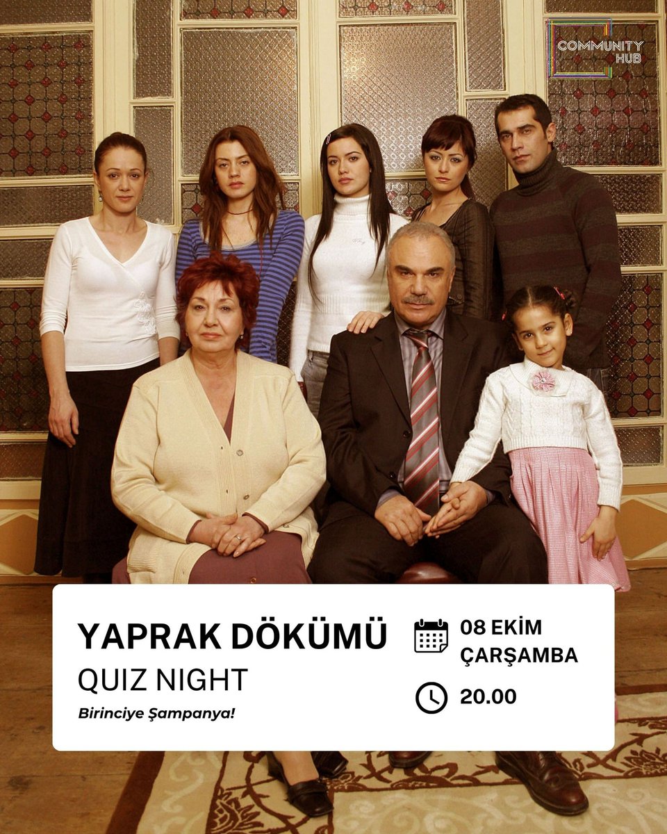 Ferhunde'nin sevgilileri sırasıyla kimlerdir?

Yaprak Dökümü Quiz Night 8 Ekim Çarşamba günü Community Hub Üst Kat'ta!
🎟️Biletlere bio’muzda bulunan Bubilet linkinden ulaşabilirsin.
#YaprakDökümü