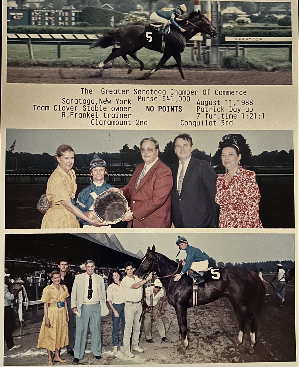 Jeff was a part owner of this horse