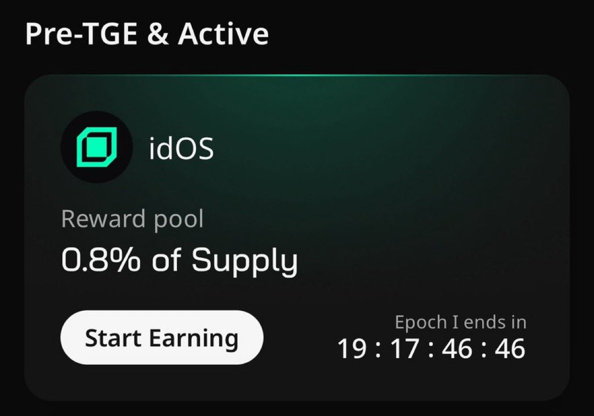 19 days left <a href="/idOS_network/">idOS</a> Phase 1 end in @wallchain_xyz

Want to position yourself right on idOS?

As a small account will I positioned on it

▪️Reply early

▪️Reply often

▪️Reply consistently

Every reply pushes your Mindshares higher.
Stay active, stay seen, stay ahead

gidOS