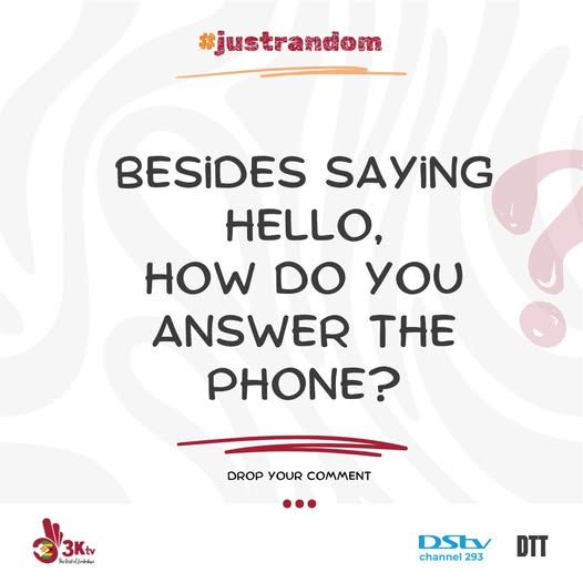 3KtvZim's tweet image. Tell us how you say Hello, without saying hello.📷
#3Ktv #TheBestOfZimbabwe #justrandom #DStv293
