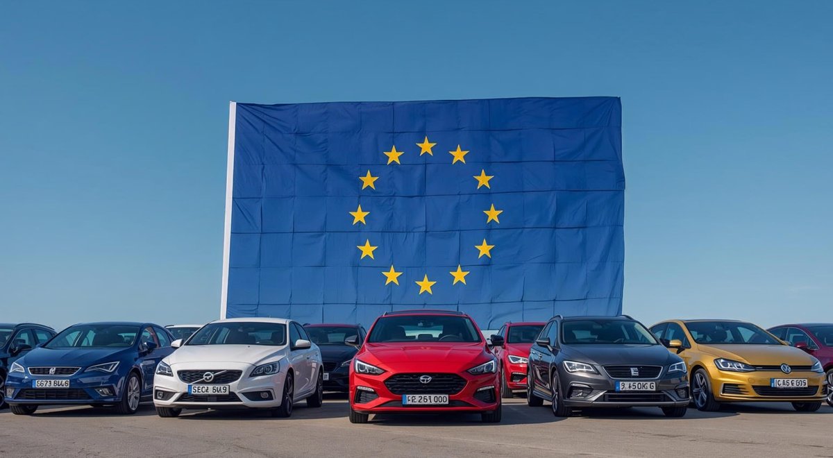 Carrar__'s tweet photo. European #EV automakers are trying to defend their industry against Chinese competition.
But with China leading on all fronts, incremental upgrades won’t cut it.
#Europe faces a choice: either lose or lead through innovation. Read more:  
https://t.co/sClOripitT https://t.co/FxElhVQoyS