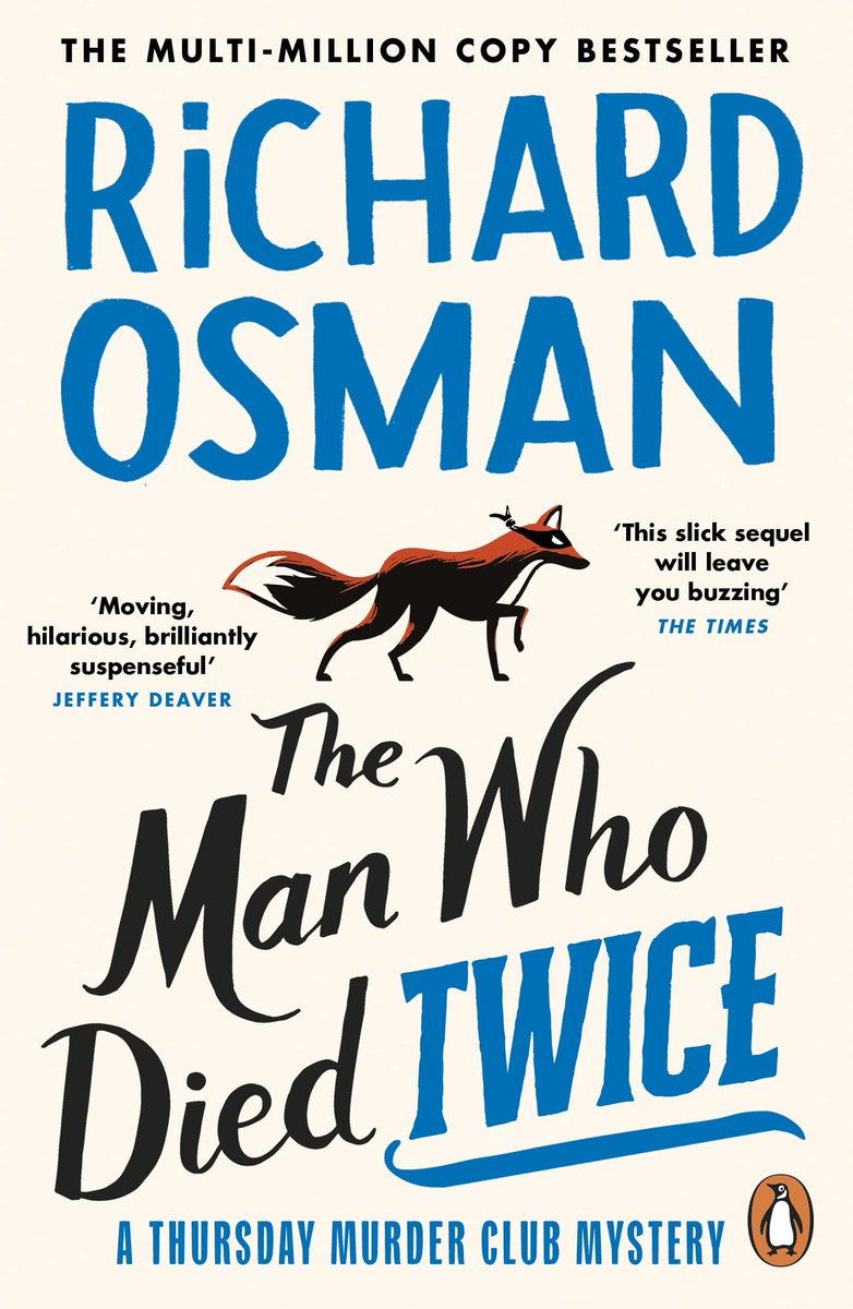 DavidGeeBooks's tweet photo. Sequel to THE THURSDAY MURDER CLUB. Whodunit loved by millions. Not by me. Reviewed on my blogpage at https://t.co/oNOK2E5McF
@RichardOsman #ThursdayMurderClub #bookreview #ManWhoDiedTwice https://t.co/WA3rc6fg9d