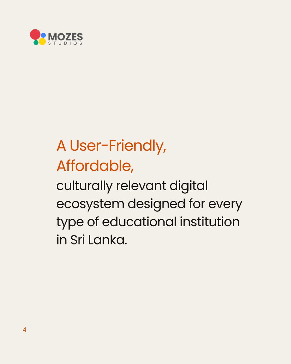 MozesStudios's tweet image. Introducing the &quot;Learn Smart&quot; revolution: A single, unified digital platform to deliver 100% operational efficiency to tutors and a zero-distraction focus to every student. We are building the future of education for Sri Lanka.

#MozesStudios #LearnSmart
