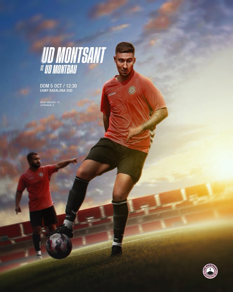 DIRECTO MONTSANT.
⏱️1’. Comienza el partido. 

•UD Montsant, 0.
•UD Montbau, 0.

#TodoAlRosa #3cat10 #futbolcat