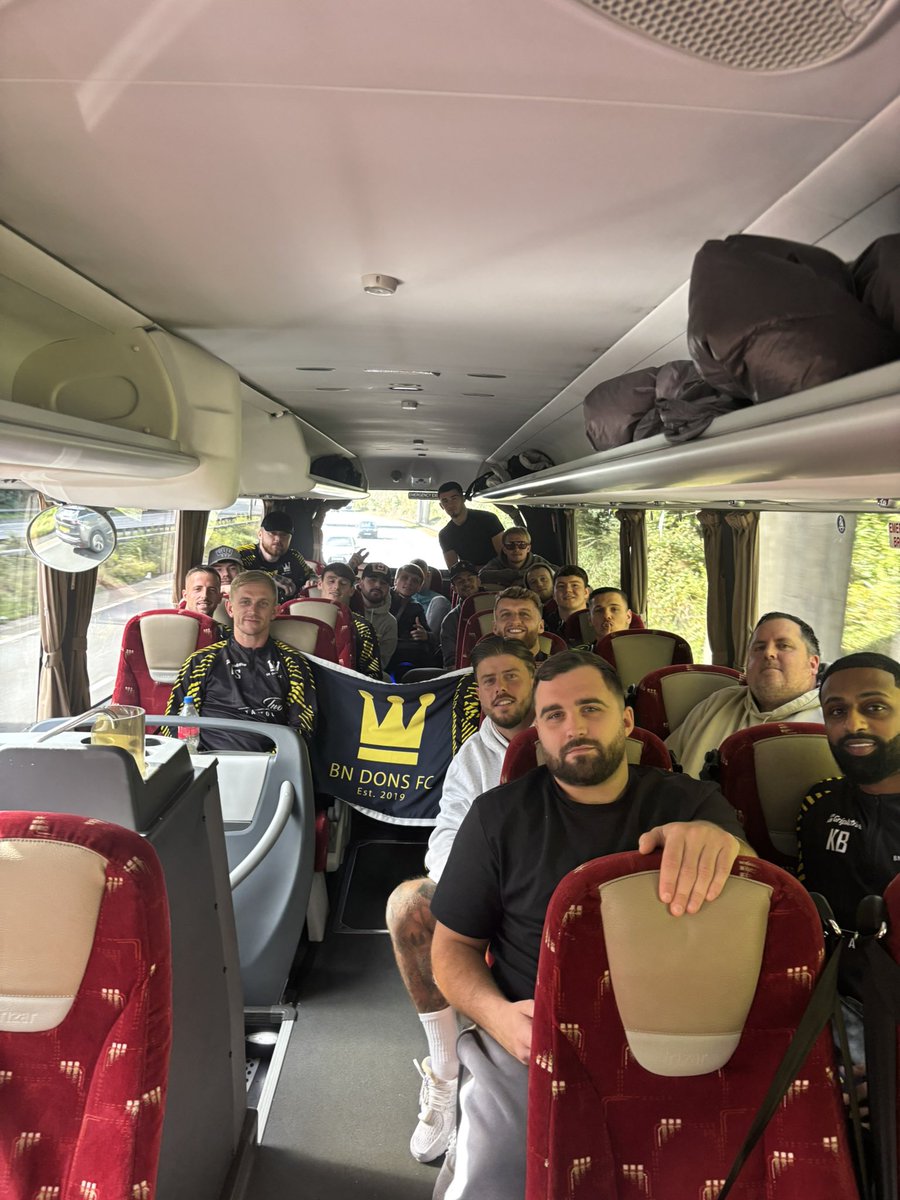 BN Dons👑 (@bn_dons) on Twitter photo Away days🫡
We’ve taken a coach load to South West London on a Sunday morning, hopefully to kickstart a <a href="/FASunday_Cup/">FA Sunday Cup</a> campaign🙏🏽 
We know we got a tough game on our hands vs Leatherheads premier division winners <a href="/AFCSouthborough/">AFC Southborough</a>, but the boys are dialled in😤
#UTD👑 Away days🫡
We’ve taken a coach load to South West London on a Sunday morning, hopefully to kickstart a <a href="/FASunday_Cup/">FA Sunday Cup</a> campaign🙏🏽 
We know we got a tough game on our hands vs Leatherheads premier division winners <a href="/AFCSouthborough/">AFC Southborough</a>, but the boys are dialled in😤
#UTD👑