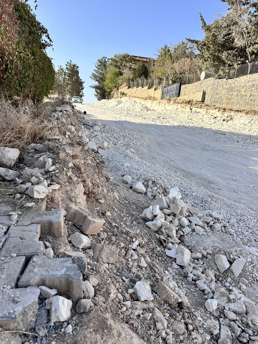 Eski hali normal düzgün şose bir yol iken kazıp çukurlaştırıp öylece bırakan tüm bahçelerdeki ağaçları kurutup toz ve dumana boğmanın resmini de çizebilir misin Sevgili Abidin?