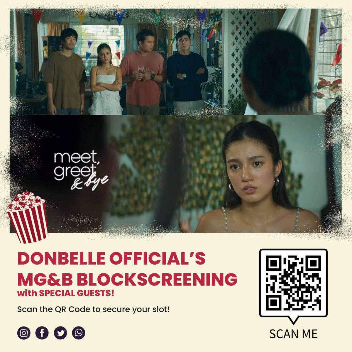 Tara? Sama-sama natin alamin ang storya ng #MeetGreetAndBye sa November 12! 

SECURE YOUR SLOTS NOW: 
docs.google.com/forms/d/e/1FAI… 

#BelleMariano