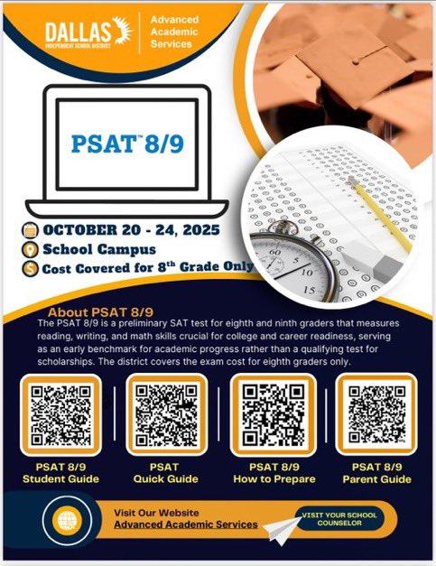 1flyy_eduKator's tweet photo. 📝 Our 8th graders are gearing up to take the PSAT! Wishing them focus and confidence as they show what they know. #PSAT #MiddleSchoolSuccess #RWLA #EaglesWayAllDay https://t.co/IqSOKjRgFr
