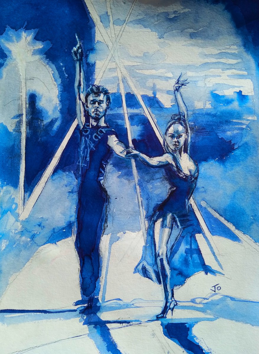 Sketch of George and Alexis from last night's Strictly show! #AlexisWarr <a href="/George_Clarkey/">Georgeclarkey</a> #Strictly #StrictlyComeDancing #StrictlyComeDancing2025