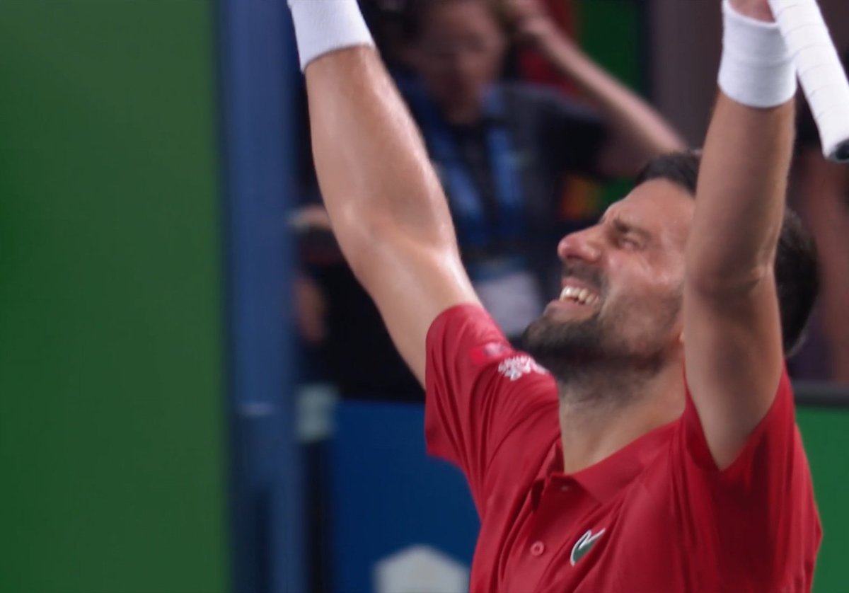 Novak Djokovic <a href="/SH_RolexMasters/">Rolex Shanghai Masters</a> 🙌🏾