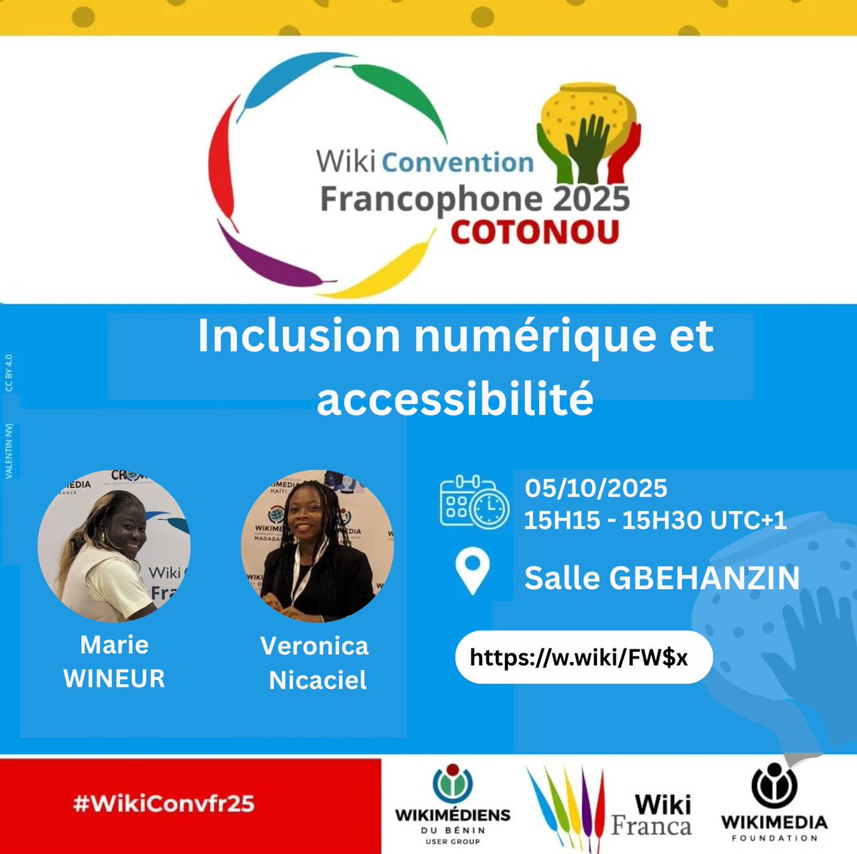 Inclusion Numérique et accessibilité 

#WikimediaRDC