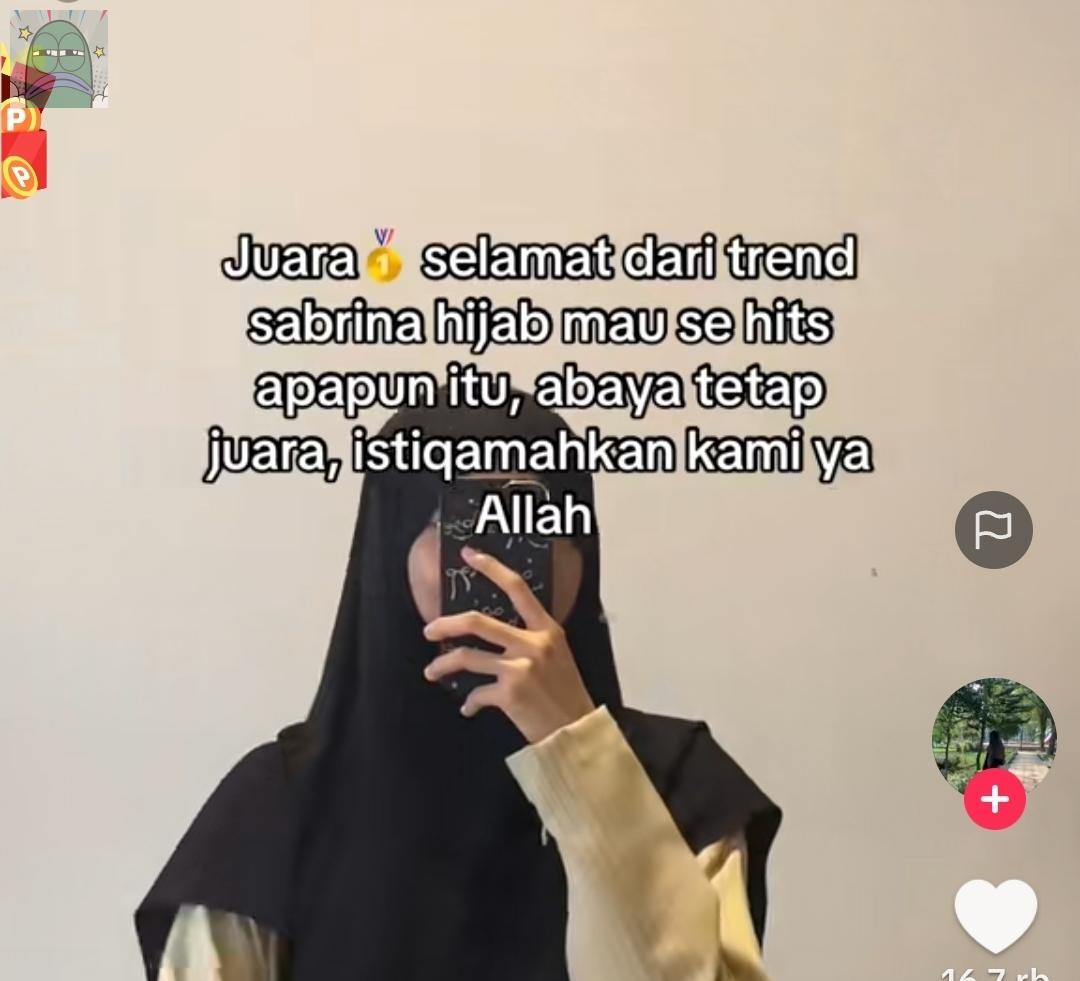 💚 Normalisasi petantang petentangin hal bener yg kita lakuin seperti meraka yg salah dan gak malu buat petantang petenteng pamerin kesalahannya. ☺️
Kaget liat komen mba nya malah diceramahin☺️ 
Dgn catatan masih dalam batas wajar☺️