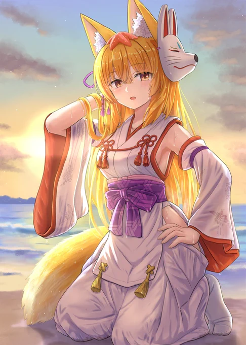 天狐の日なのでうちの子をどうぞ #天狐の日だしTLを狐で埋める