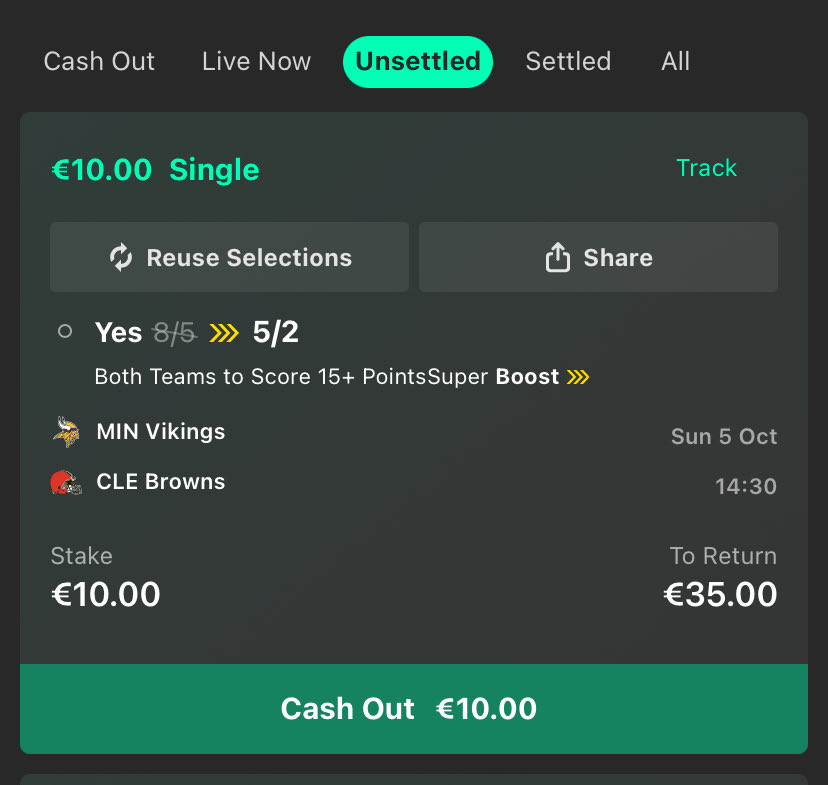 HedgeHogBettor's tweet photo. CASH GIVEAWAY 💰 
(Must be Following @HedgeHogBettor )

If Minnesota Vikings and Cleveland Browns both Score 15+ points in the NFL, we’ll give $35 to someone who:

-LIKES ❤️ 
-REPOSTS ♻️ this post. 

Must be following @HedgeHogBettor https://t.co/lJyCuxKEqt