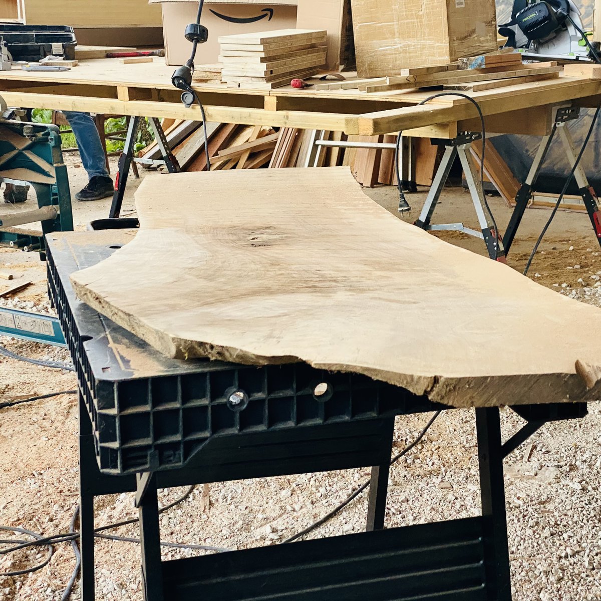 sylvainbiquette's tweet photo. Work in Progress. So much pleasure crafting plain wood natural clocks (wallnut here). https://t.co/g1ENxLjaCn https://t.co/03vFJd3vA0