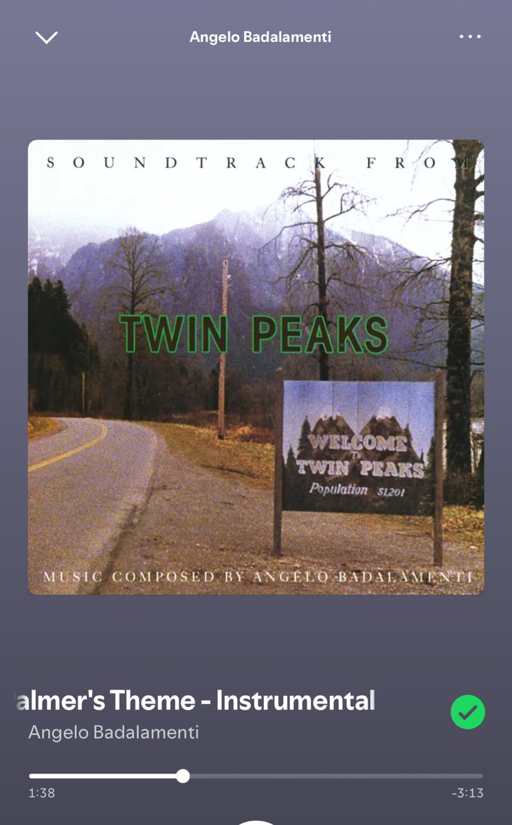 rexiify_'s tweet photo. This song is so beautiful. I'm only 5 episodes into Twin Peaks, but the impact this song has on me is unnatural. Shi makes me cry https://t.co/i2AUkdJA51
