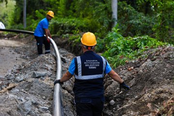 SASKİ ekipleri içme suyu hatlarını yeniliyor