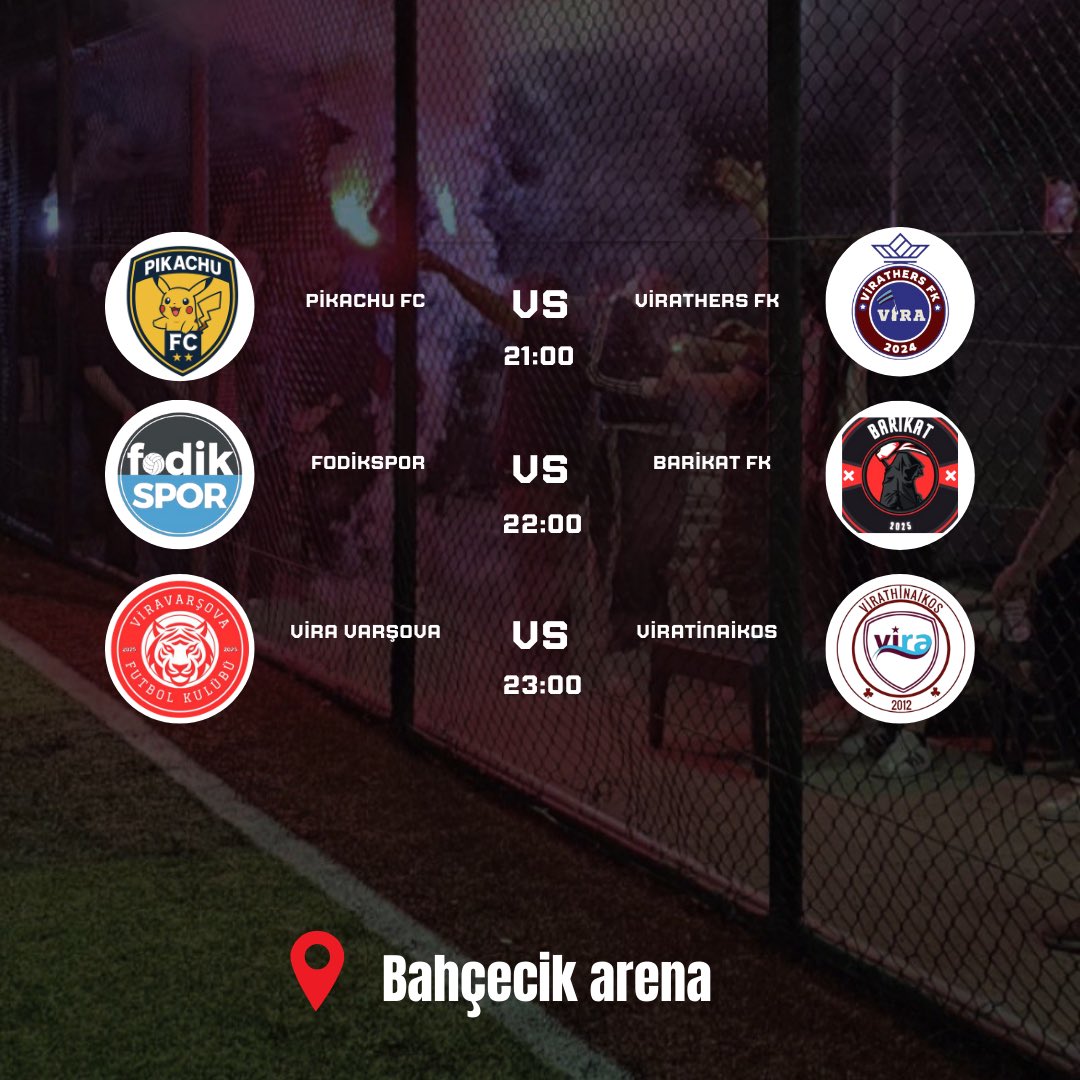 viraligi2024's tweet photo. 1. Hafta Maçları ⚽️

06.10.2025 https://t.co/GvXSv10EYd