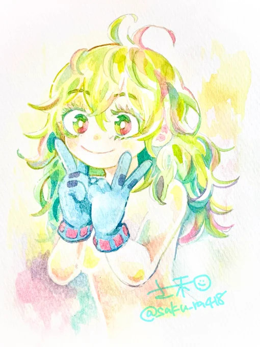 透明で七色の女の子