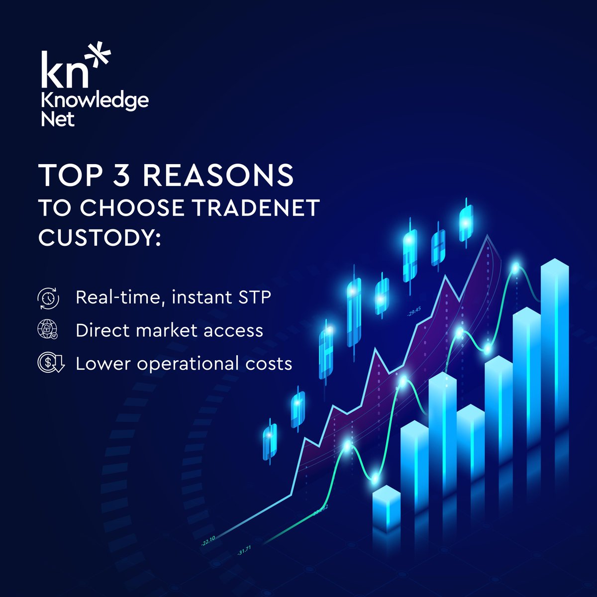KnowledgeNet_KN's tweet image. Take full control of your custody operations!
Make smarter decisions with confidence. Book your demo today!

#KnowledgeNet #KN
#FinancialSoftware
#TradeNet_Custody #Custody_Management