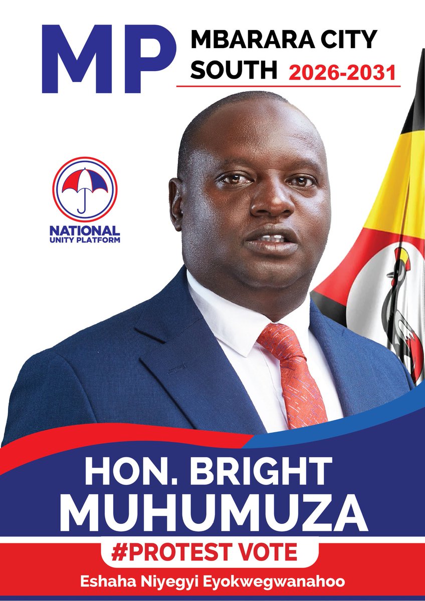 For us mbarara city south we are blessed with Hon Bright ♥️♥️♥️🙏