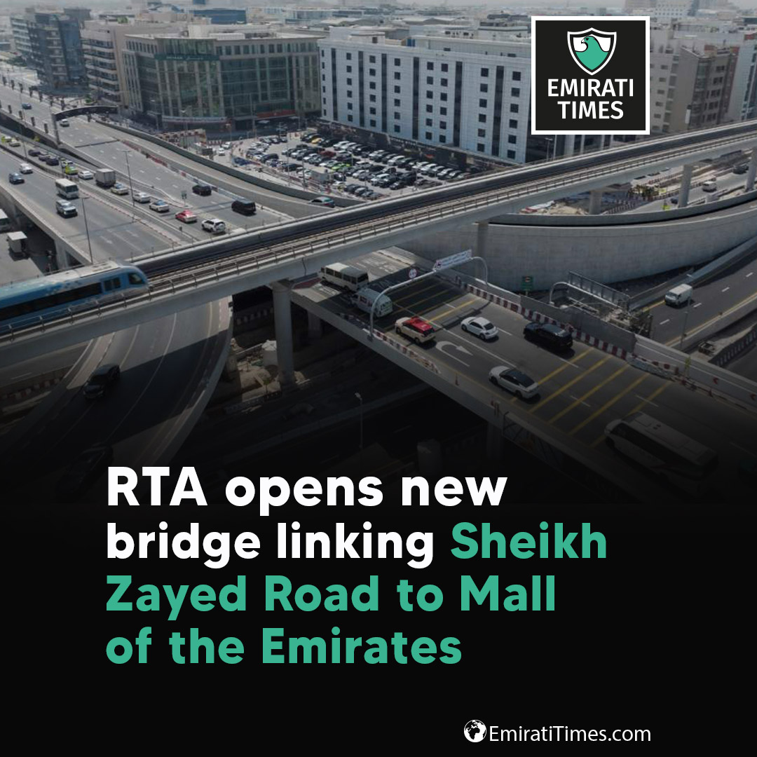EmiratiTimes's tweet image. RTA and Majid Al Futtaim open a 300-metre bridge linking Sheikh Zayed Road to Mall of the Emirates, reducing travel time.
emiratitimes.com/rta-bridge-she…

#EmiratiTimes #RTADubai #SheikhZayedRoad #MallOfTheEmirates #DubaiInfrastructure @rta_dubai @MallofEmirates