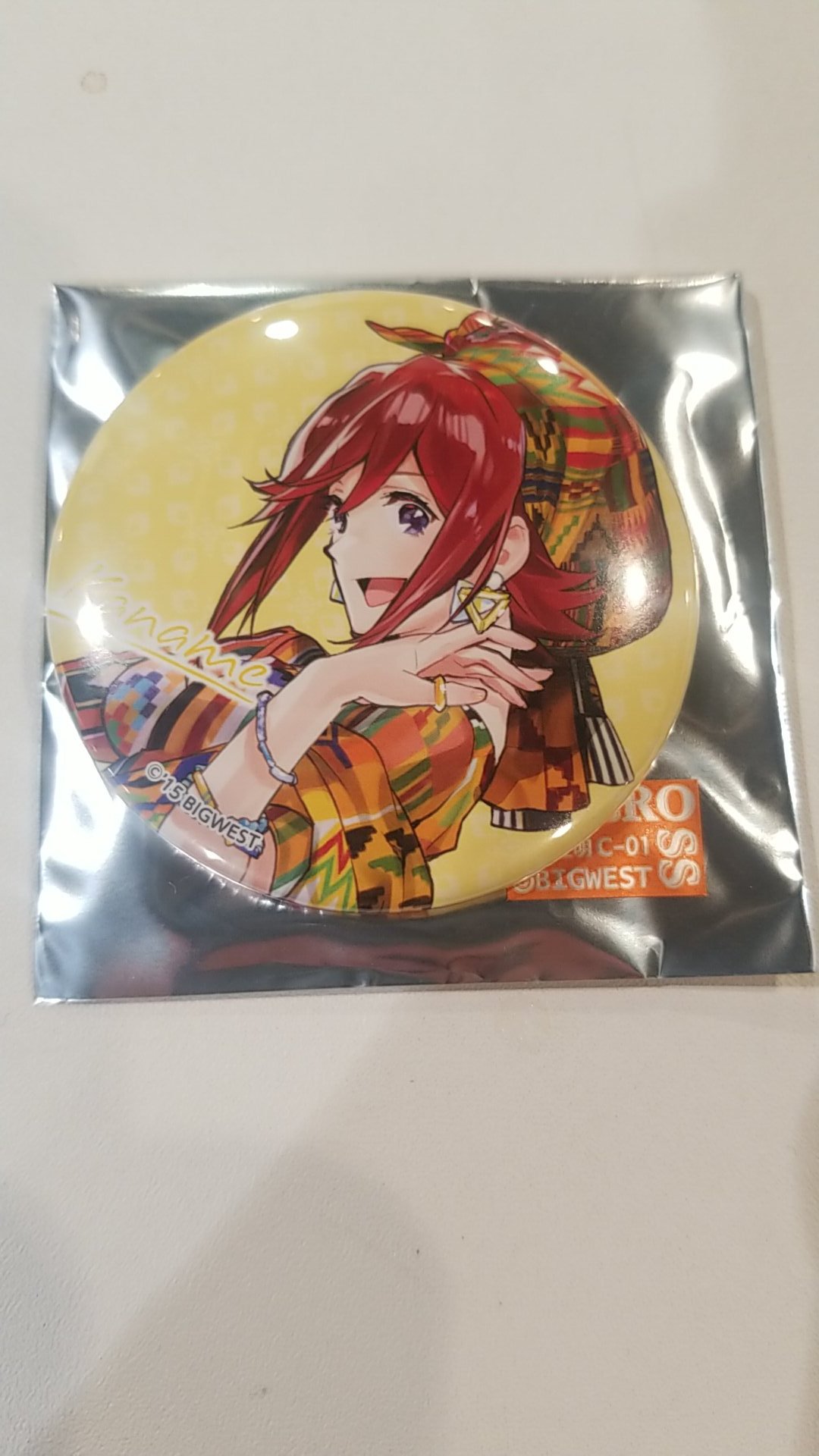 マクロス　カナメ　缶バッジ カナメ 缶バッジ マクロスΔ ワルキューレ衣装展 encore 渋谷