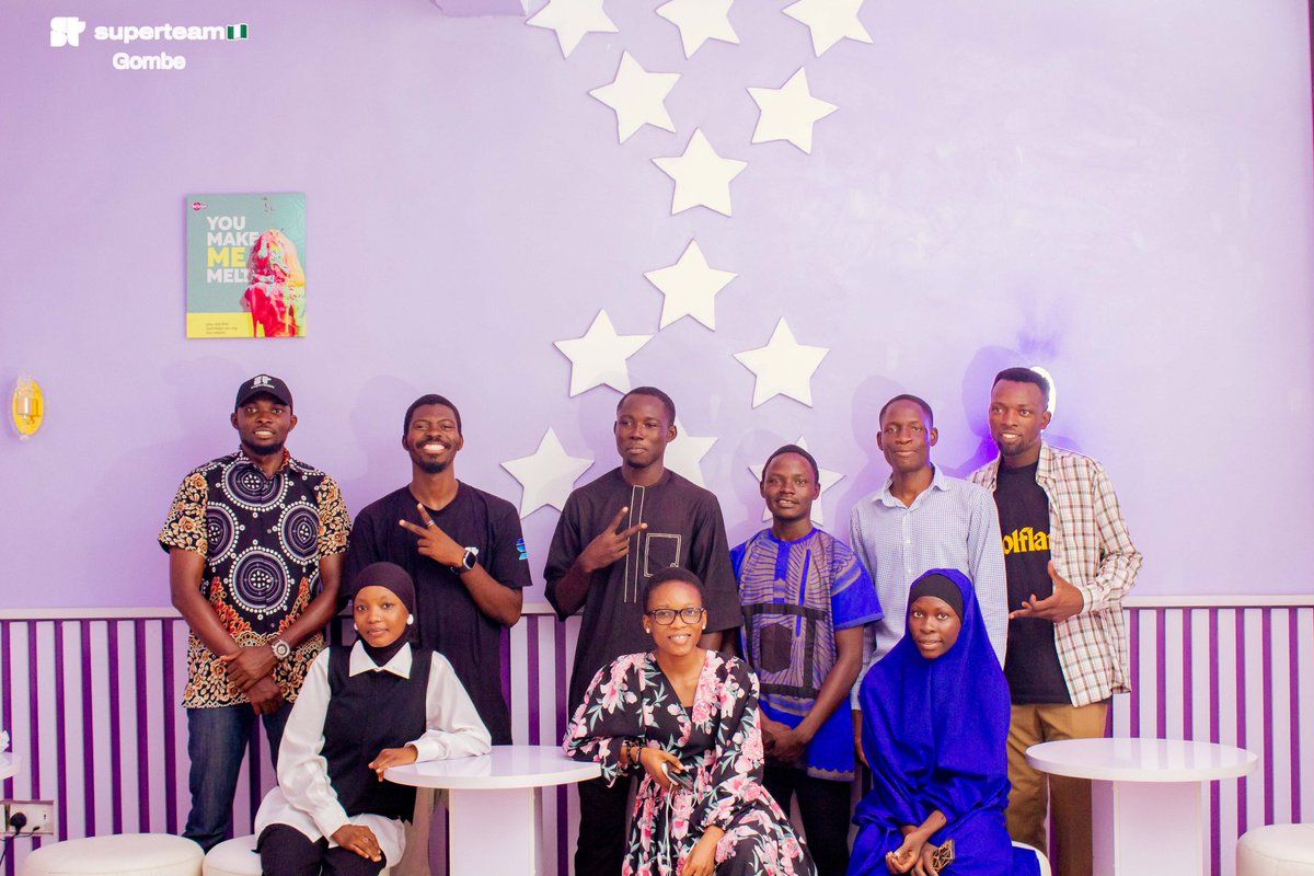 I take pride in sitting alongside newbie creators, giving reality checks and spurring each other to progress, and we did that at the Creators Hangout Gombe.

I'm grateful to <a href="/SuperteamNG/">Superteam Nigeria</a> , <a href="/NzubeEzudo/">Nzube Ezudo | Solana Summit Africa 🇳🇬</a> , <a href="/Harri_obi/">Harri | Africa Blockchain Fest 🇷🇼</a> , <a href="/kryptdou_/">Kryptdou.solana</a> , <a href="/thisis_monarch/">MONARCH | Solana Summit Africa 🇳🇬</a>, <a href="/_Jiibal/">Jiibal | Solana Summit Africa 🇳🇬</a>, for the opportunity.