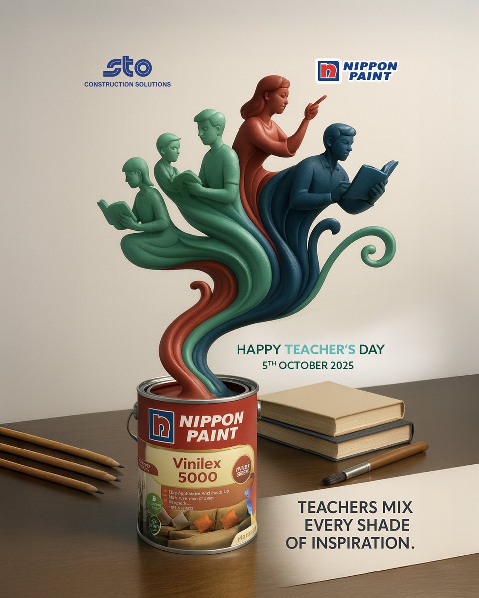 Happy Teachers' Day  #STO #NipponPaint
