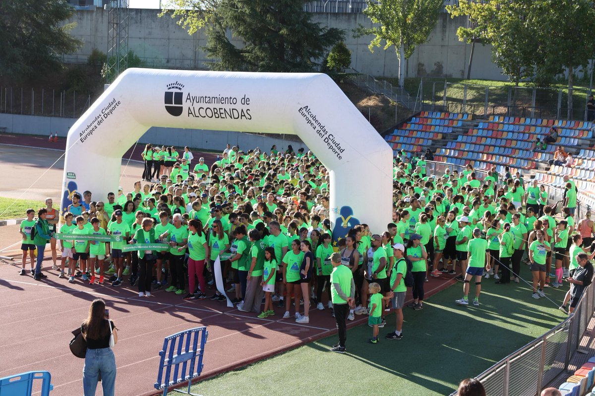 🏃 Alcobendas ha corrido hoy unida en la III Carrera “Alcobendas en Marcha contra el Cáncer”. Solidaridad, deporte y energía desde el José Caballero por nuestras calles. ¡Gracias a todos por hacerlo posible!