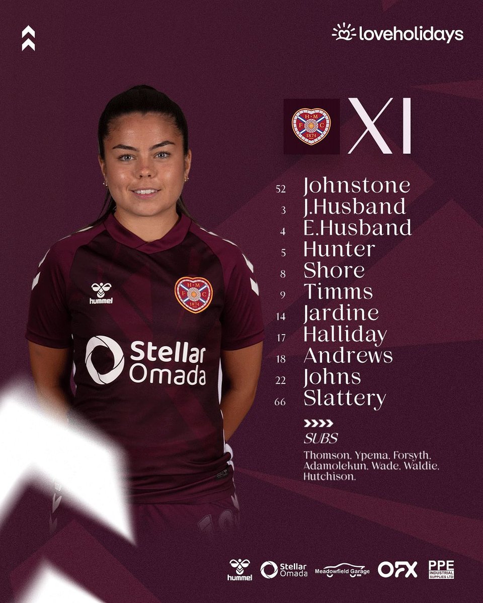 📋 TEAM NEWS 

Today's XI to take on Montrose at Oriam 🇱🇻