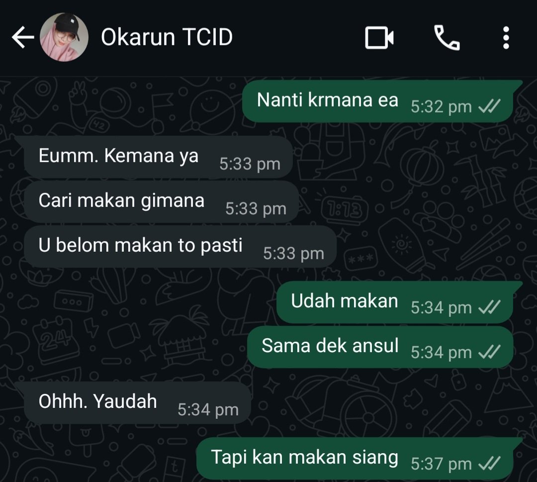 sparklatte's tweet photo. Temen2 gw aja pada baik gini, masa iya gw nangis terus deh https://t.co/Omq2r8UlzJ