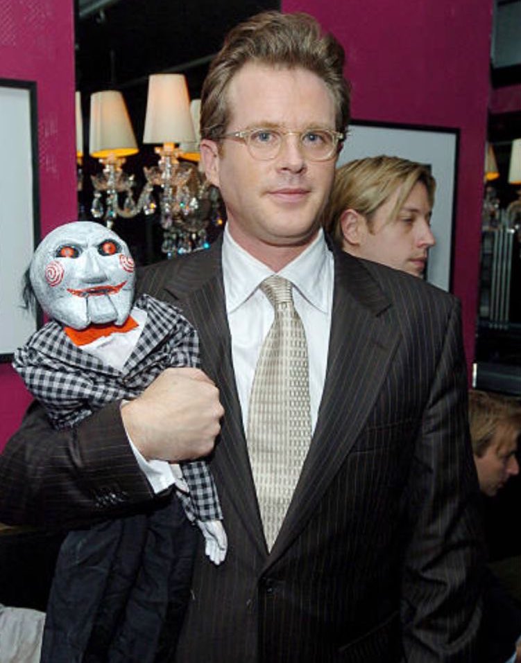 Leigh and Cary with Billy the Puppet