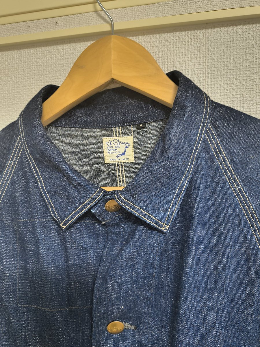 ymfresearch8739's tweet image. 短丈がトレンドだけど、やっぱりカバーオールが好き！これでいいのだ！
#オアスロウ　
#デニム
#デニムジャケット