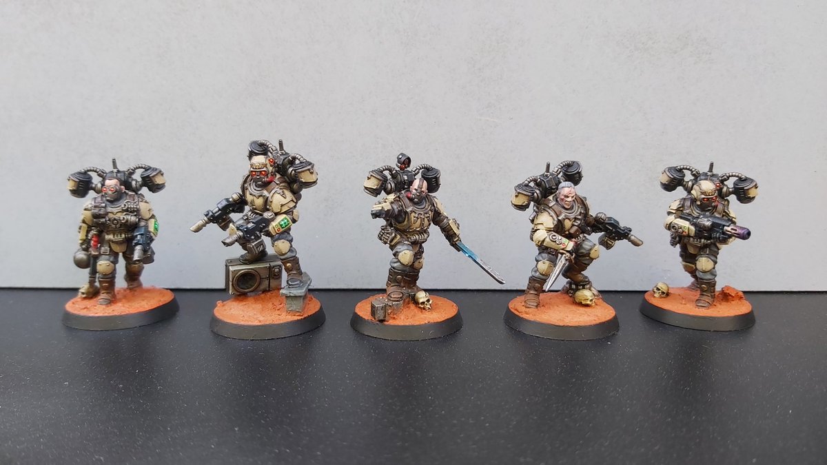LewCol99's tweet photo. New team ready for the new season of Killteam
#WarhammerCommunity 
#warhammer40k 
#killteam
#miniature https://t.co/T3PZLcn0e7