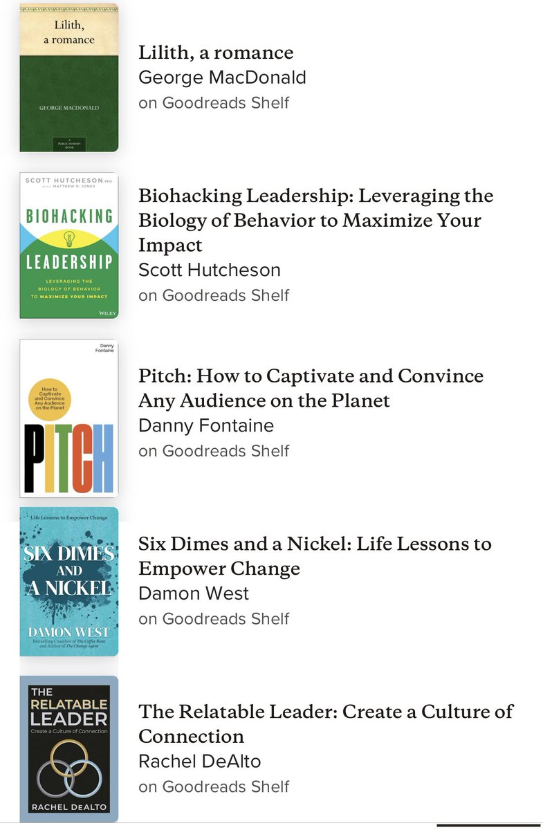 ByronErnest's tweet image. What books did you finish reading this week? 📚 Here are the five I most recently finished. #leadership #edleadership #leadershipdevelopment