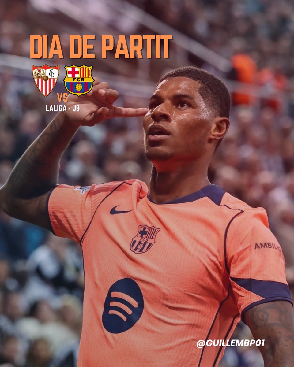 🆙 Dia de partit, #SevillaBarça | Jornada 8 de Liga

16:15h (Barcelona)