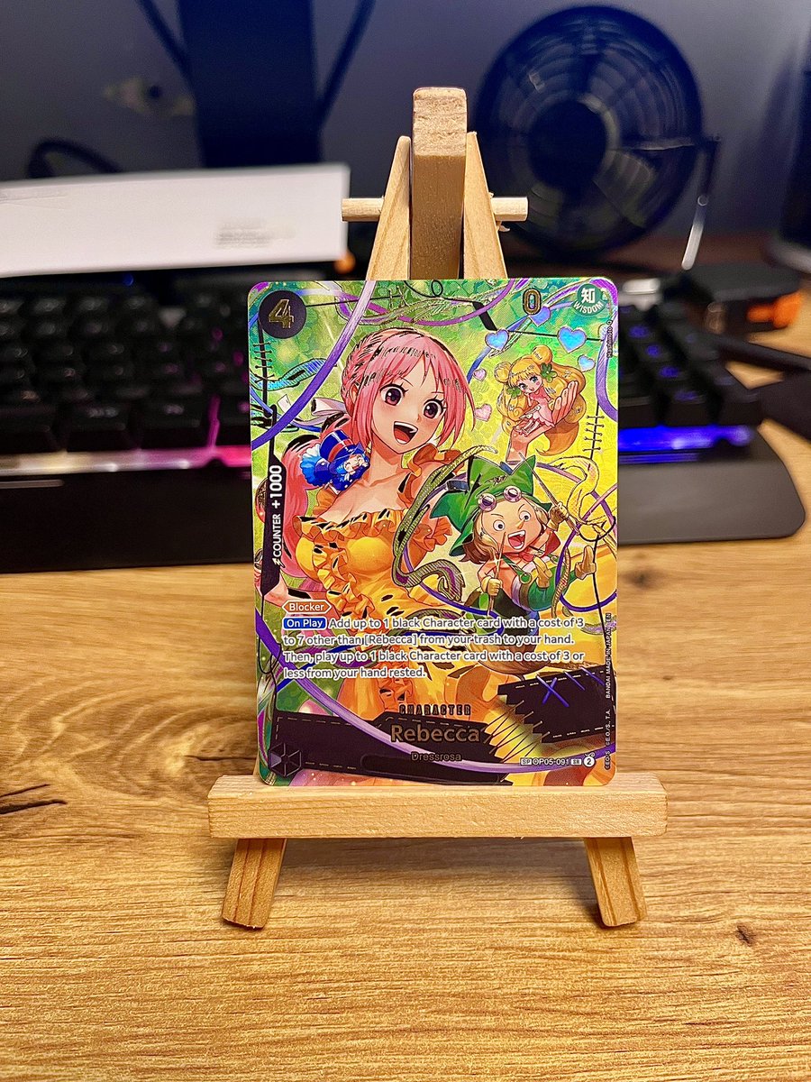 addi_medo's tweet photo. Finally sharing my Rebecca SP from PRB02, easily one of the nicest cards I’ve pulled 🔥
Still can’t get over how good this looks.
#OnePieceCardGame #OPTCG #PRB02 #Rebecca #ONEPIECE #TradingCards
-
-
@Vampyrgaming
@AtrociousJake
@ONEPIECE_tcg_EN https://t.co/pTlt24ddRx