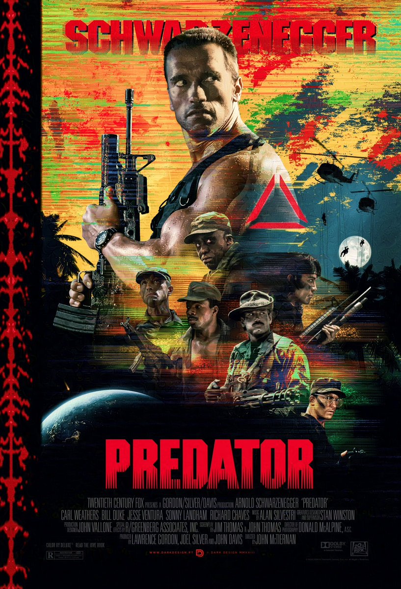 nunosarnadas's tweet image. My favorite Predators in no particular order. Poster art by me. #Predator