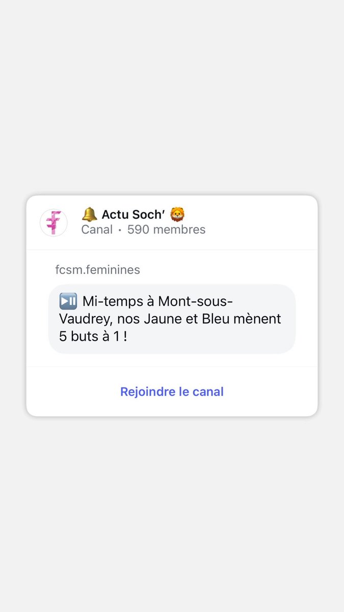 Pour celles/ceux qui veulent suivre le match de nos R2F face à Mont-sous-Vaudrey ! 🦁
#FCSM #R2F