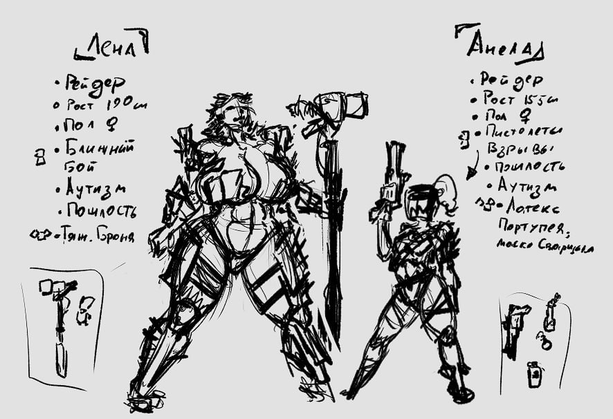 AndoFusion's tweet photo. Fallout raiders girl https://t.co/w9smdiErIA